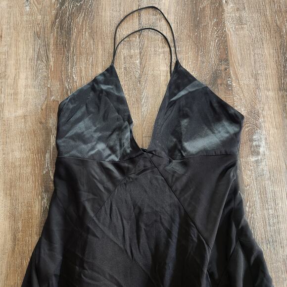 Retrofete Black Maxi Dress Sleeveless Size Patchwork Size Small? - Picture 2 of 9